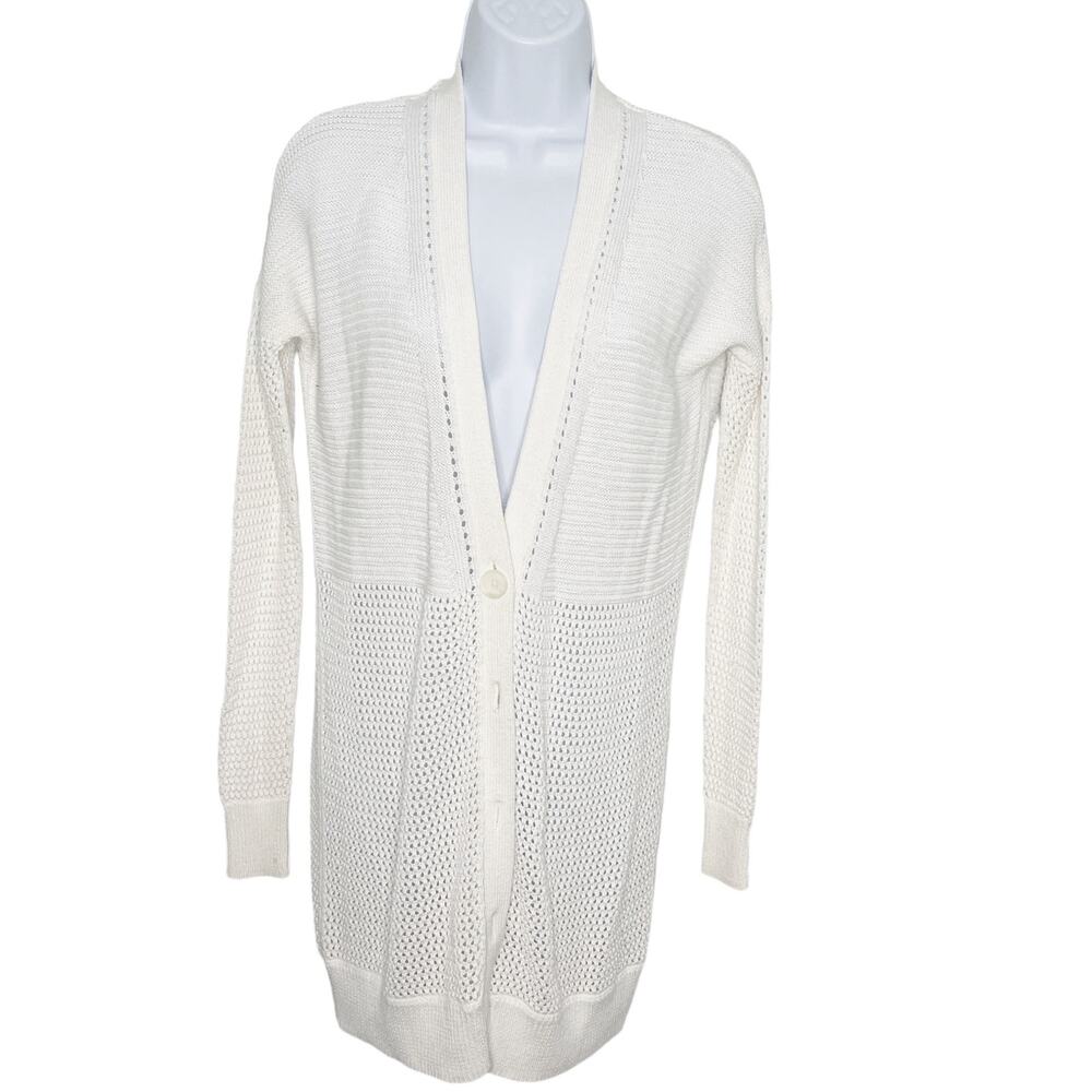 Vince Cardigan Button Front White XXS - Picture 5 of 8